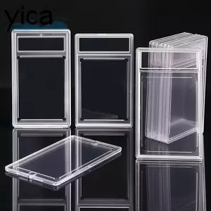 Hộp đựng thẻ sưu tập YICA 35PT, Thẻ phân loại PSA chắc chắn có thể tháo rời, Bảo vệ tia cực tím chất lượng cao Hộp bảo vệ thẻ giao dịch trong suốt bền bỉ Màn hình lưu trữ