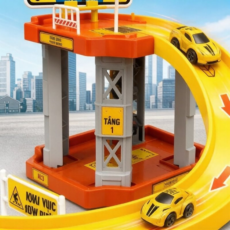 Đồ Chơi đường Ray Xe Công Trình – Nuôi Dưỡng Tư Duy Cho Trẻ, Chất Liệu Bền, đồ Chơi Phát Triển Trí Tuệ Toàn Diện
