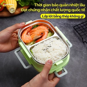 Hộp Đựng Cơm LUMERA HOME Chia Ngăn Tiện Lợi, Hâm Nóng Lò Vi Sóng Và Trữ Đông An Toàn