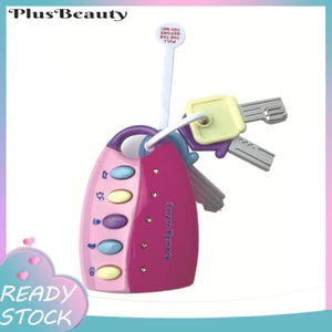< Pluscloth > Đồ chơi trẻ em đầy màu sắc Âm thanh từ xa thông minh Móc khóa chìa khóa xe âm nhạc Giả vờ giáo dục