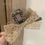 PNPIA- Pháp Vintage Hoa Ren Bướm Nút Tóc Kẹp Cá Mập Lớn Kẹp Cô Gái Ngọt Ngào Phong Cách Nhẹ Nhàng Phụ Kiện Tóc Mũ Nón
