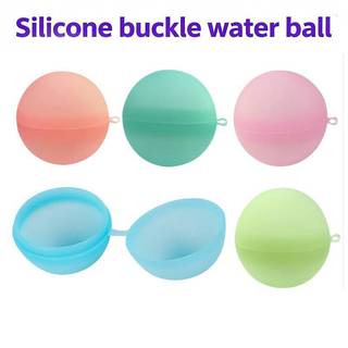 [SpringSAutumnW1] Quả bóng nước silicon mềm có thể tái sử dụng Bể bơi Bãi biển Trò chơi bắn tung tóe Không từ tính cho trẻ em Đồ chơi mùa hè Boutique
