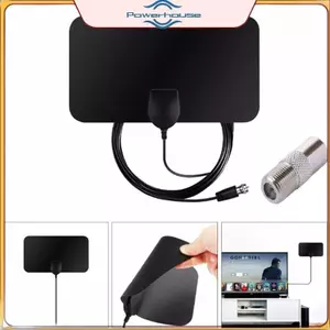 Ăng-ten TV ĐIỆN HDTV DVB-T2 Flat HD Kỹ thuật số trong nhà khuếch đại phạm vi 50 dặm TVFox.