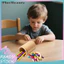 < Pluscloth > Đồ chơi phân loại màu gỗ dành cho trẻ em Phát triển kỹ năng vận động tinh Montessori thân thiện với môi trường Cạnh mịn Đồ chơi học tập giáo dục không cần Burr cho trẻ mới biết đi màu sáng