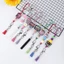 Phong Cách Mới Silicon Trang Sức PU Ngắn Tua Rua Móc Khóa Mặt Dây Chuyền Túi Mặt Dây Chuyền