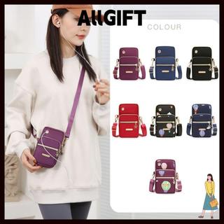 Túi đeo chéo đa chức năng Mini đựng điện thoại di động ALLGIFT, đeo vai hoặc đeo cổ tay