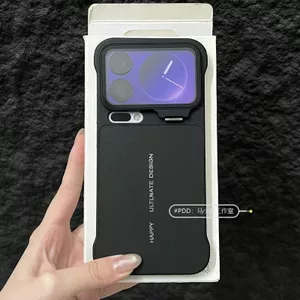 Ốp Điện Thoại Cho Xiaomi 17Promax 17Pro 17Ultra Đi Kèm Phim Ống Kính Bao Gồm Tất Cả Giá Đỡ Da Trơn Vỏ Cứng Chống Sốc
