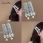 AqToCna Kẻ Sọc Kim Cương Giả Nơ sel Tóc Nữ Tính Khí Ngọt Ngào Kẹp Tóc Cao Cấp Bên Nổ Kẹp Phụ Kiện Tóc Thời Trang AqToCna