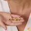 Femme Chữ Thời Trang MAM Hoa Hồng Mặt Dây Chuyền Nelace Cho Nữ Cô Gái Hoa Choker Tuyên Bố Trang Sức Quà Tặng Sinh Nhật Mới