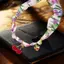 AqToCna Phong Cách Bohemian Satin Khăn Nelace Vintage Hoa Trái Tim Nơ Anh Đào Quyến Rũ Khăn Mặt Dây Chuyền Thời Trang Nữ Trang Sức Phụ Kiện AqToCna