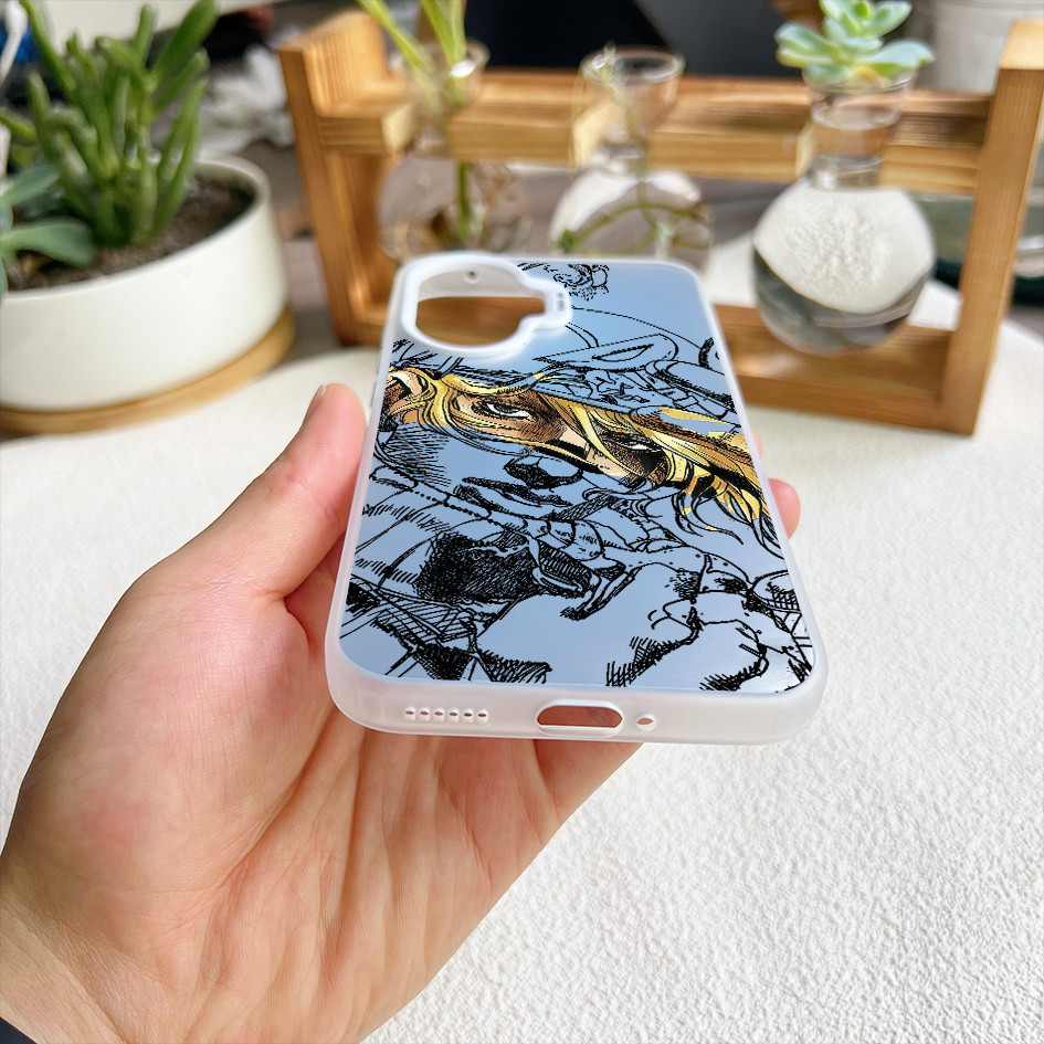 Dành cho Redmi Turbo 5 Max / Turbo 4 Pro / POCO X8 Pro X7 X6 F8 F7 “JOJO ” ”‌Ốp điện thoại viền mềm lưng cứng Dio "/ Note 15 Pro Mi 15T 14T K90 Pro Redmi chống sốc
