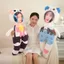 Gối Lớn Tùy Chỉnh Humanoid In Hình Ảnh Thắt Lưng Gối Sang Trọng Búp Bê Ngủ Giường Có Chân Quà Tặng Sinh Nhật