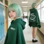 Hatsune Miku Áo choàng HATSUNEMIKU Hàng hóa hai chiều dành cho học sinh ngủ Khăn choàng ấm áp Áo choàng 5.27