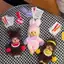 PS1 MONCHHICHI Chimutan Plushie Cổ Vũ Dễ Thương Hợp Thời Trang Đồ Chơi Vinyl Sang Trọng Mù Hộp Búp Bê Túi Charm SP1