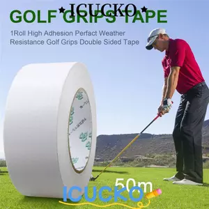 ICUCKO Golf Grip Tape Rolls Câu lạc bộ chơi gôn ngoài trời Keo lắp đặt chắc chắn