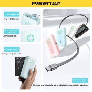 [Kho báu sạc được chứng nhận 3C] Kho báu sạc di động mới có thể thu vào 35W có phích cắm cáp Sạc nhanh 1.0000mAh