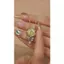 FANCIME "My Sunshine" Vòng cổ bạc hình hoa hướng dương Citrine có thể xoay được