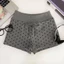 YRBWD Chấm Bi Quần Short, Slim Fit Dây Rút Eo Quần Short Nữ, Trang Phục Thường Ngày Nhẹ Thoáng Khí Eo Cao Dây Rút Quần Short Du Lịch Ngoài Trời