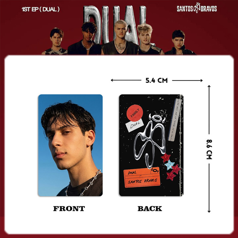 SQ3 5 Cái / bộ SANTOS BRAVOS LOMO Card EP Đầu Tiên DUAL Bưu Thiếp Bộ Sưu Tập KPOP Star Ngoại Vi QS3