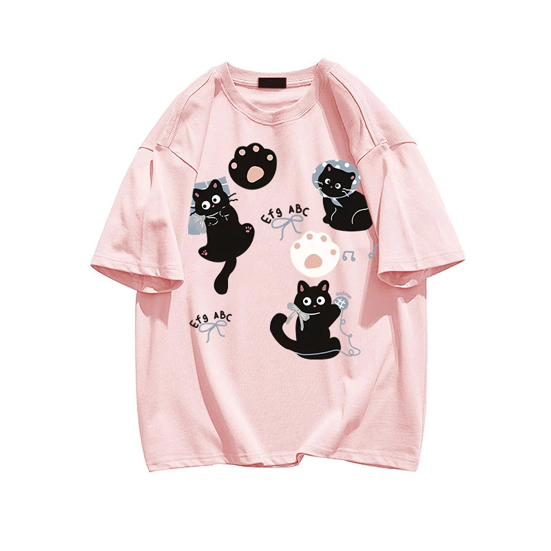 （Giao hàng 24h）Angela. áo thun đỏ nữ 100%cotton áo girl phố style xinh bigsize  áo thun cổ tròn