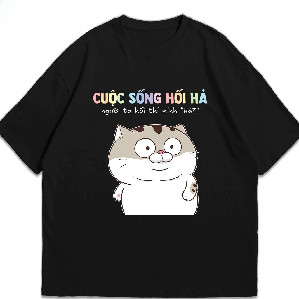 （Giao hàng 24h）Angela. Áo Thun In Chữ Hài Hước Nghề Chọn Người Chọn Đi Chơi Text Vui Đi Làm - Oversize