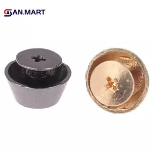 AN.MART 10 Bộ Túi Kim Loại Chân Đáy Đinh Tán Cho DIY Da Đinh Tán Túi Bảo Vệ Mặc Đinh Tán Cho Túi Đáy Túi Thắt Lưng Phụ Kiện VN