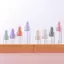 AN.MART 7 Chiếc Bộ Chai Nhỏ Giọt Mini Di Động Có Thể Đổ Lại 1 / 2 / 3 / 5ml Lọ Thủy Tinh Màu Macaron Trống Có Thể Tái Sử Dụng Hộp Đựng DIY VN