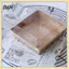Hộp bánh Sandwich hình chữ nhật B & N Hộp đựng bánh và bánh ngọt 50 miếng mỗi Pa.