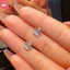 Phong cách Hàn Quốc khí chất thời trang với bông tai nữ đa năng bạc zirconia vương miện