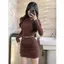 Thời Trang Đơn Giản Nữ Siêu Phù Hợp Với Váy Thắt Lưng Trang Trí Retro Đầm Áo Len Thắt Lưng Dây Phù Hợp Với Thắt Lưng 6.2