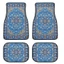 Thảm trải sàn ô tô phong cách Bohemian Retro Bộ bốn mảnh Thảm trải sàn chống bụi bẩn Thảm lót chân