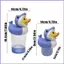 Bể bơi nổi Clo Dispenser Phát hành liên tục Bể bơi thông gió Spa Công cụ phân phối clo cho bồn tắm nước nóng mueadsyvn