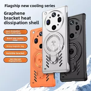 YJD Ốp Lưng Cho OPPO Find X9 Siêu Tản Nhiệt Xoay Chân Đế Hút Từ Tính Không Biên Giới Chống Rơi Điện Thoại