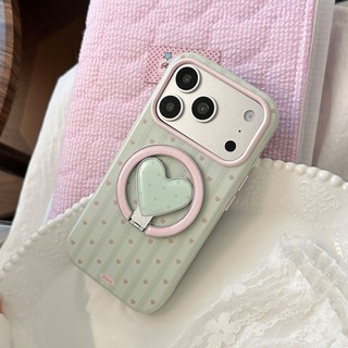 [Sheren] Ốp điện thoại sọc xanh tươi Thích hợp cho i17 16 15 14 13 12 11 pro max Vỏ bảo vệ chống sốc