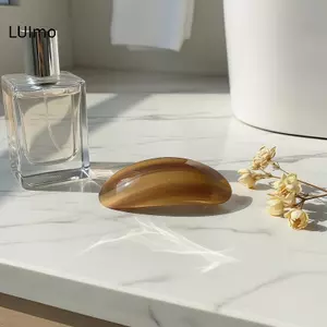 LUImo Hàn Quốc Vintage Acetate Đuôi Ngựa Kẹp Tóc Pháp Kẹp Kích Thước Lớn Hình Bầu Dục Kẹp Tóc Cho Nữ Bé Gái Mũ Phụ Kiện SBS