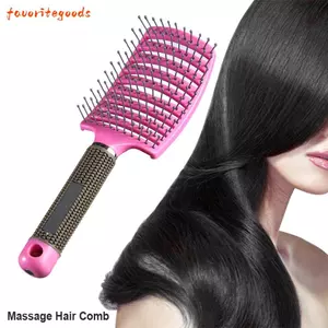 FAVORITEGOODS Lược Chải Tóc Chuyên Nghiệp Da Đầu Cong Dụng Cụ Tạo Kiểu Tóc