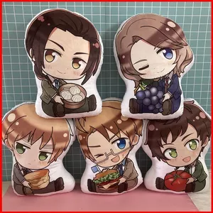ST2 Trục Sức Mạnh Hetalia Đệm Anime Gối Búp Bê Móc Khóa Sang Trọng Đồ Chơi Trẻ Em Nhồi Bông Ném Gối AHP Trang Trí Nhà Quà Tặng T