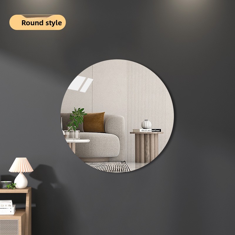 Gương Độ Nét Cao Tự Dính Full-Body Gương Dày Chống Thấm Nước Phòng Tắm Ký Túc Xá Trang Điểm Gương Miếng Dán Không Cần Đục Lỗ Acrylic Gương Mềm