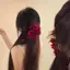 ECK Red Lily Of The Valley Lily sels Kẹp Tóc Cánh Hoa Dubill Hairgrip Mô Phỏng Hoa Bé Gái Nữ Mũ Đội Đầu Phụ Kiện HOT