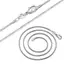 ECK Dài 16-28inch (40-80cm) Bạc Chokers Nelaces 1mm Rắn Dây Xích Nelace HOT