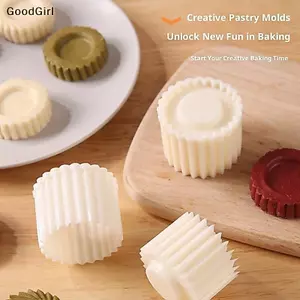 Khuôn Bánh Ngọt Có Thể Tháo Rời Tem Khuôn Bánh Trung Thu Bánh Ngọt Dụng Cụ Trang Trí Bánh Áp Lực Tay Nhà Khuôn Nướng Tự Làm VN