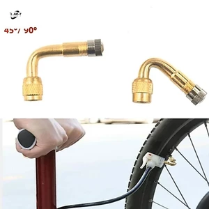 Bộ chuyển đổi van lốp 45 / 90 độ - Ống nối dài lạm phát xe đạp xe máy đa năng