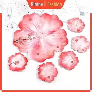 Large Flower Shape Resin Coaster Molds Fruit Cup Silicone Tray Epoxy Resin Mold
