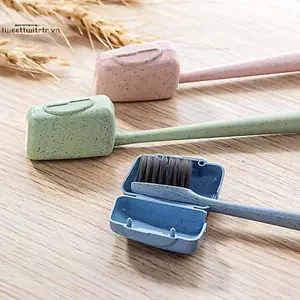 TRTR 4 Cái / bộ Mini Bàn Chải Đánh Răng Đầu Bao Di Động Bàn Chải Đánh Răng Giá Đỡ Nắp Dành Cho Du Lịch Ngoài Trời Hộ Gia Đình Phòng Tắm Tổ Chức Phụ Kiện VN