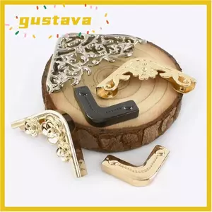 Túi xách GUSTAVA Khóa bảo vệ cạnh, Chất liệu kim loại Túi bảo vệ góc Trang trí góc, 1PC Bảo vệ cạnh Phụ kiện phần cứng Kẹp trang trí Móc khóa kim loại Túi xách
