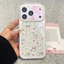 Gilding Star Bowknot Windows Glass Phone Case cho iPhone 17 Pro Max 16 15 14 13 Vỏ bảo vệ chống sốc