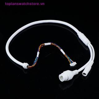 Toplanswatchstore Camera Đuôi Cáp Ethernet Lan Cáp PoE RJ45 Cáp Mạng 10 Pin 10 Lõi Cho Camera IP VN