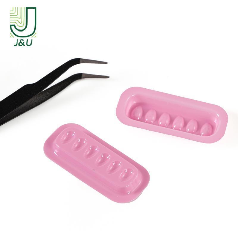 [J & U-T] Đế keo nối dài mi 100 miếng dán Pallet dùng một lần cho ứng dụng lông mi Làm sạch chuyên nghiệp Không chứa cặn