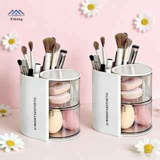 ELBBKG Hộp đựng mỹ phẩm xoay 360 độ đa chức năng Chống bụi cho tổ chức trang điểm mới