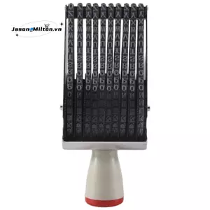Đa Năng 10 Chữ Số Bảng Chữ Cái Cán Cao Su Tem Chữ Cái Tiếng Anh Số Emboss DIY Thêu Sò Con Lăn Văn Phòng Phẩm